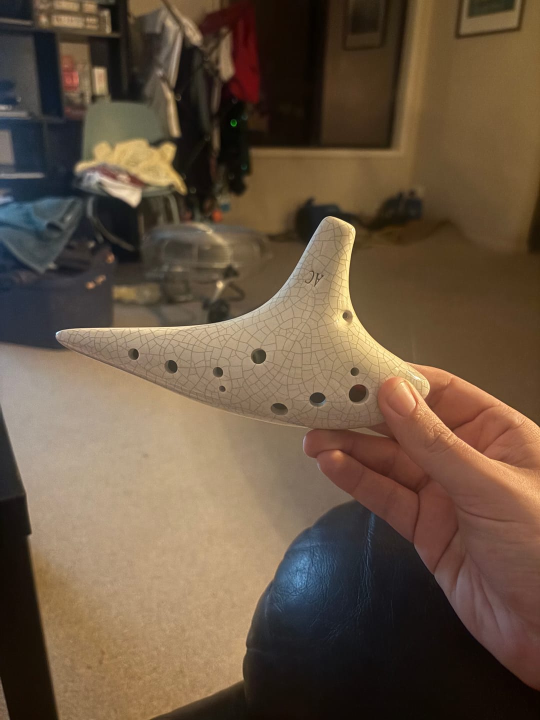 Customer photo review of Ocarina 12 Hole Alto C Floral