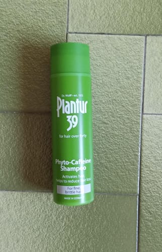 Customer photo review of Plantur 39 Phyto-Caffeine Shampoo: Fine Hair (250ml)