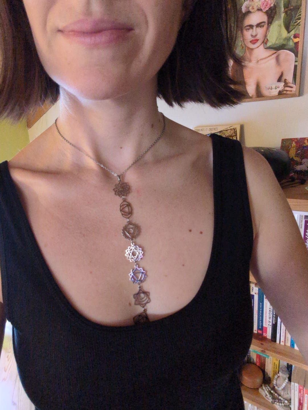 Customer photo review of Collier 7 Chakras - Symboles Sacrés