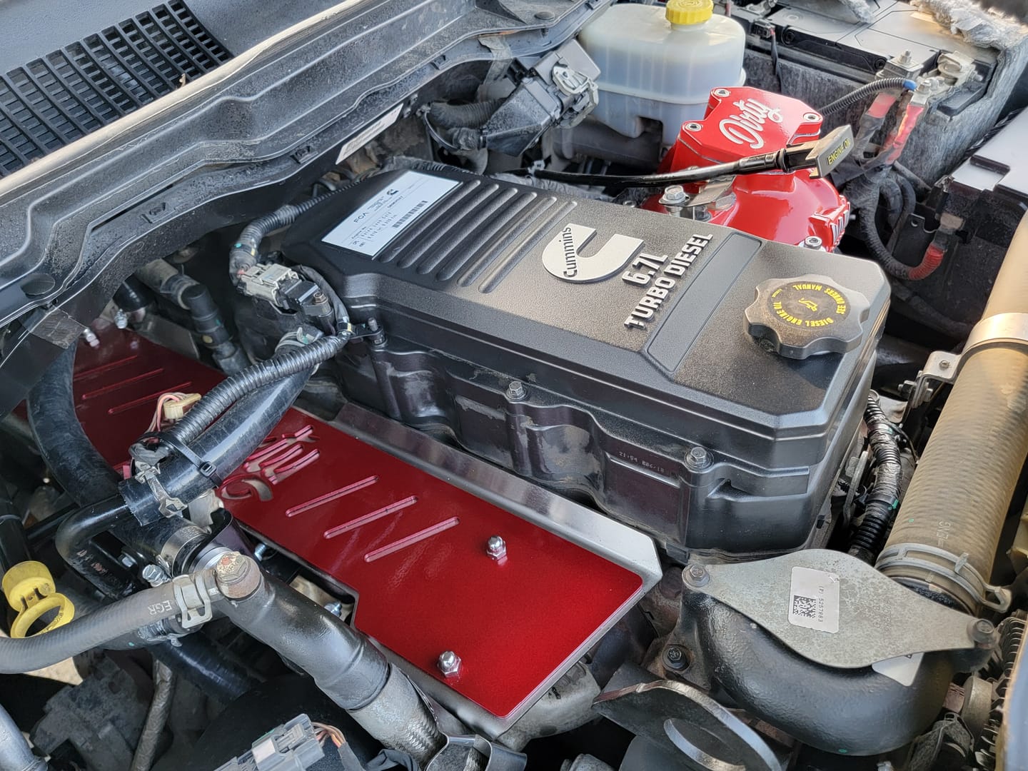 Customer photo review of 2009-2024 Cummins Exhaust Manifold Heat Shield (I67-EXH-A148)
