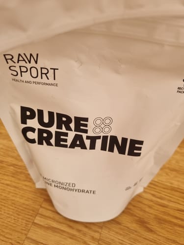 Customer photo review of Pure Creatine Monohydrate 250g