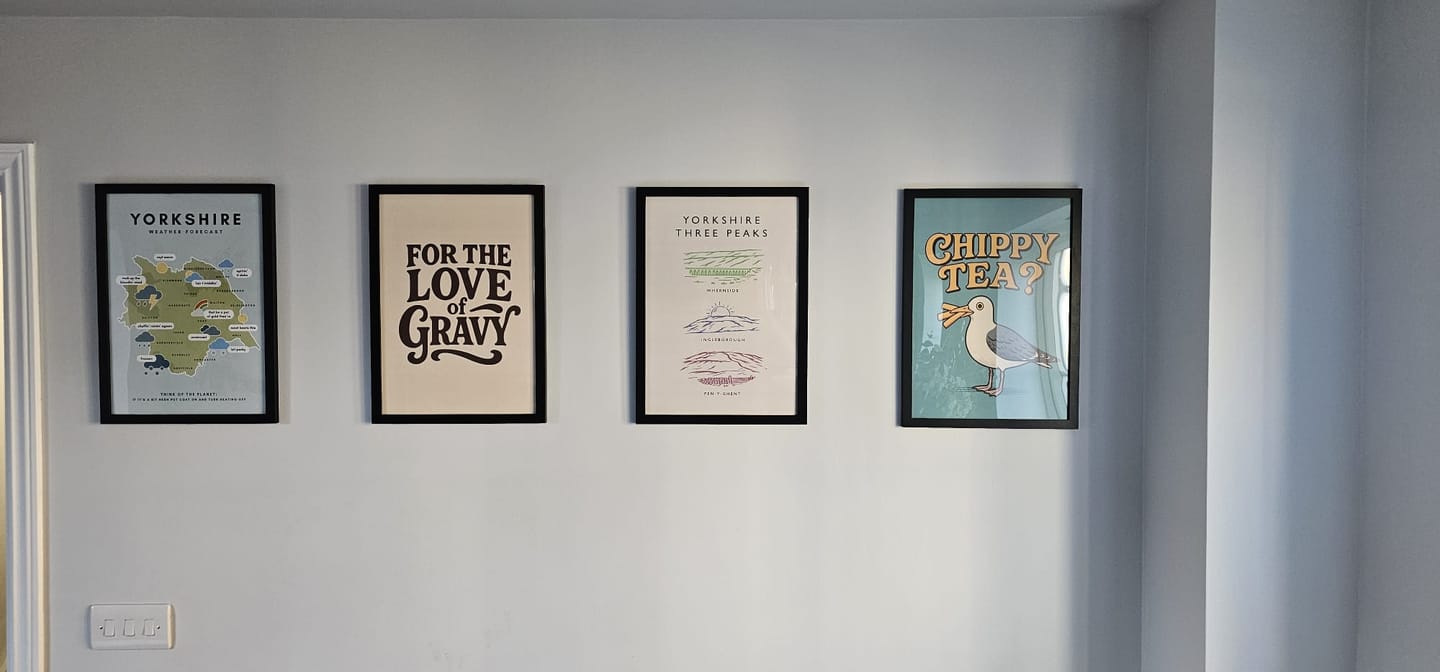 Customer photo review of Yorkshire Three Peaks - Print