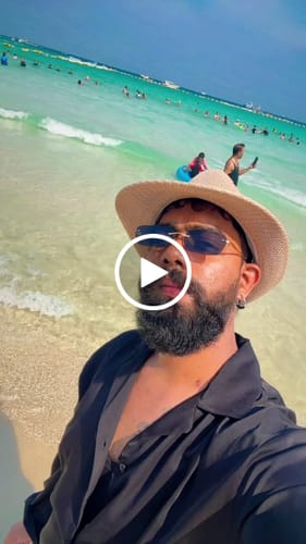 Customer video review of Underdog |  Black Rimless Rectangle Sunglasses MG3786