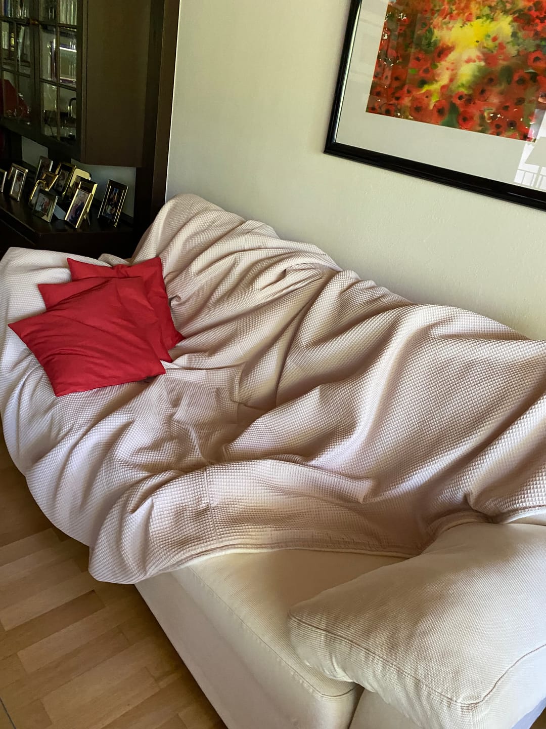 Customer photo review of Kuscheldecke "Vollkommen" Creme · Sandweiß