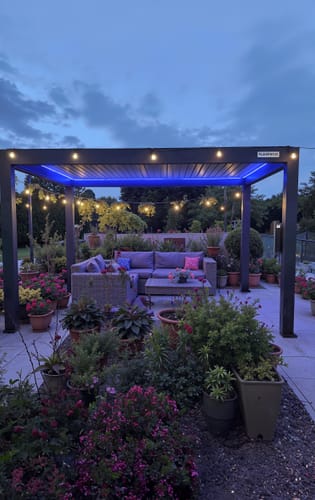 Customer photo review of FlexPatio POWER+ Motorized Pergola
