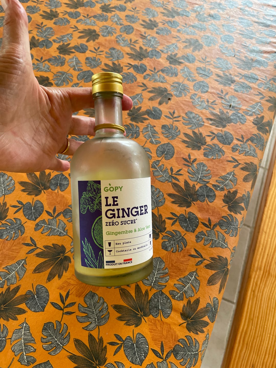 Customer photo review of Le Ginger Aloe Vera Réduit en Sucre Pouch 1 litre