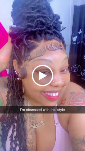 Customer video review of Butterfly Locs Wig - Fatima