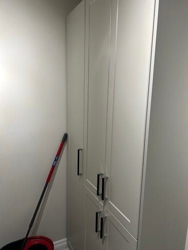 Customer photo review of 30" Wide Base Cabinet - Sink Cabinet - No Back - Thermofoil Doors