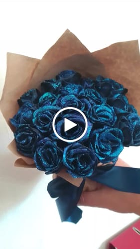 Customer video review of Satinband 38 mm x 25 m dunkelblau