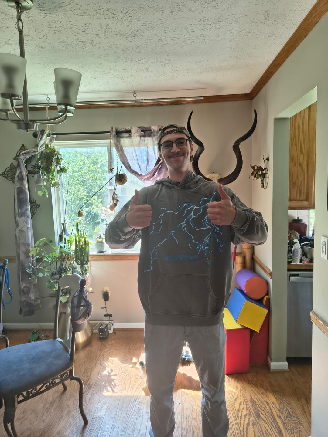 Customer photo review of Aelfric Eden Lightning Graphic Hoodie