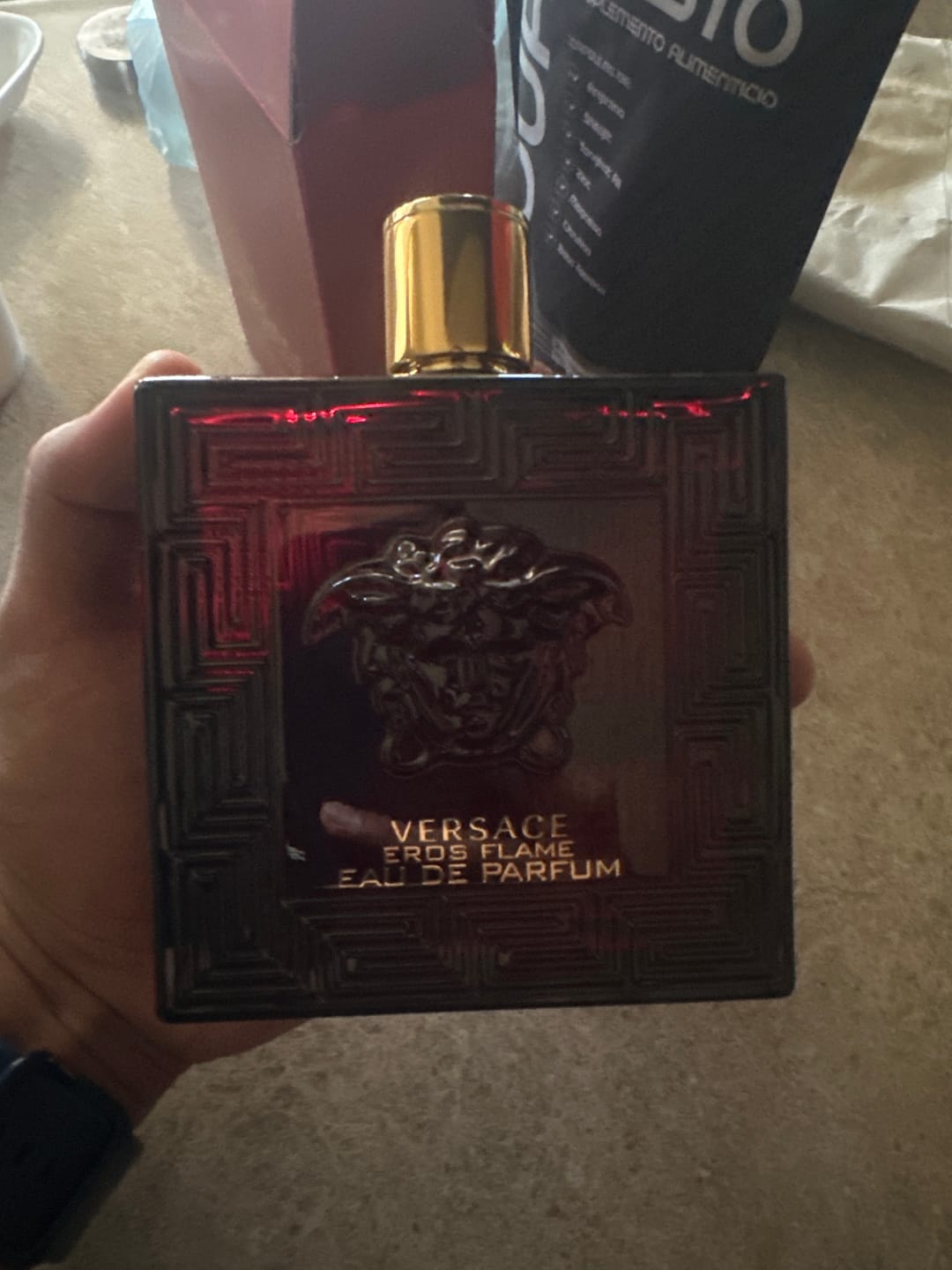 Customer photo review of Perfume Versace Eros Flame 200ml EDP