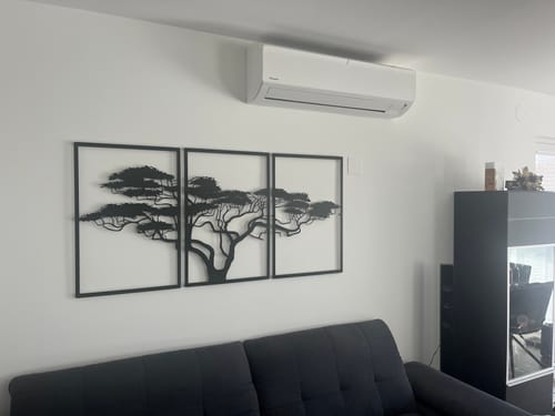 Customer photo review of Décoration murale en métal noir - Arbre de vie Africain