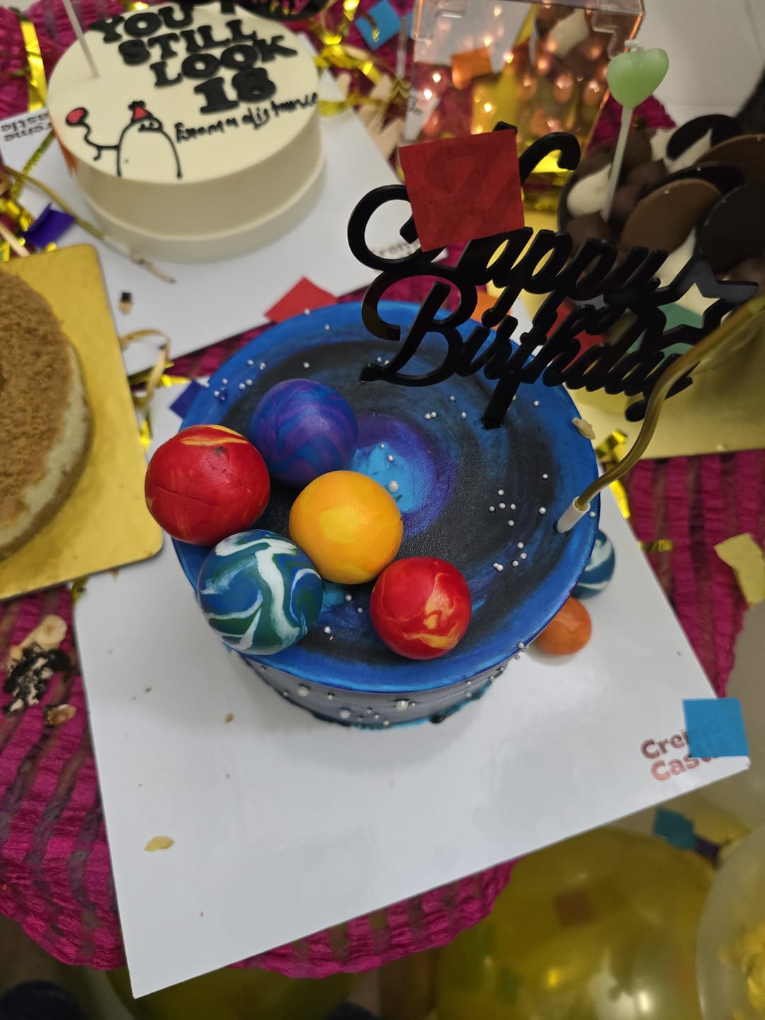 Customer photo review of Teenager Meme Cake