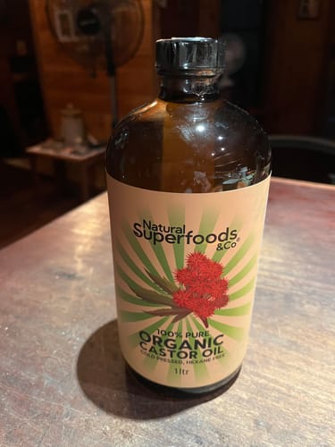 Customer photo review of Organic Castor Oil