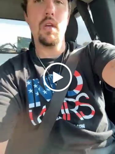 Customer video review of Limited Edition Stars and Stripes Infowars T-Shirt