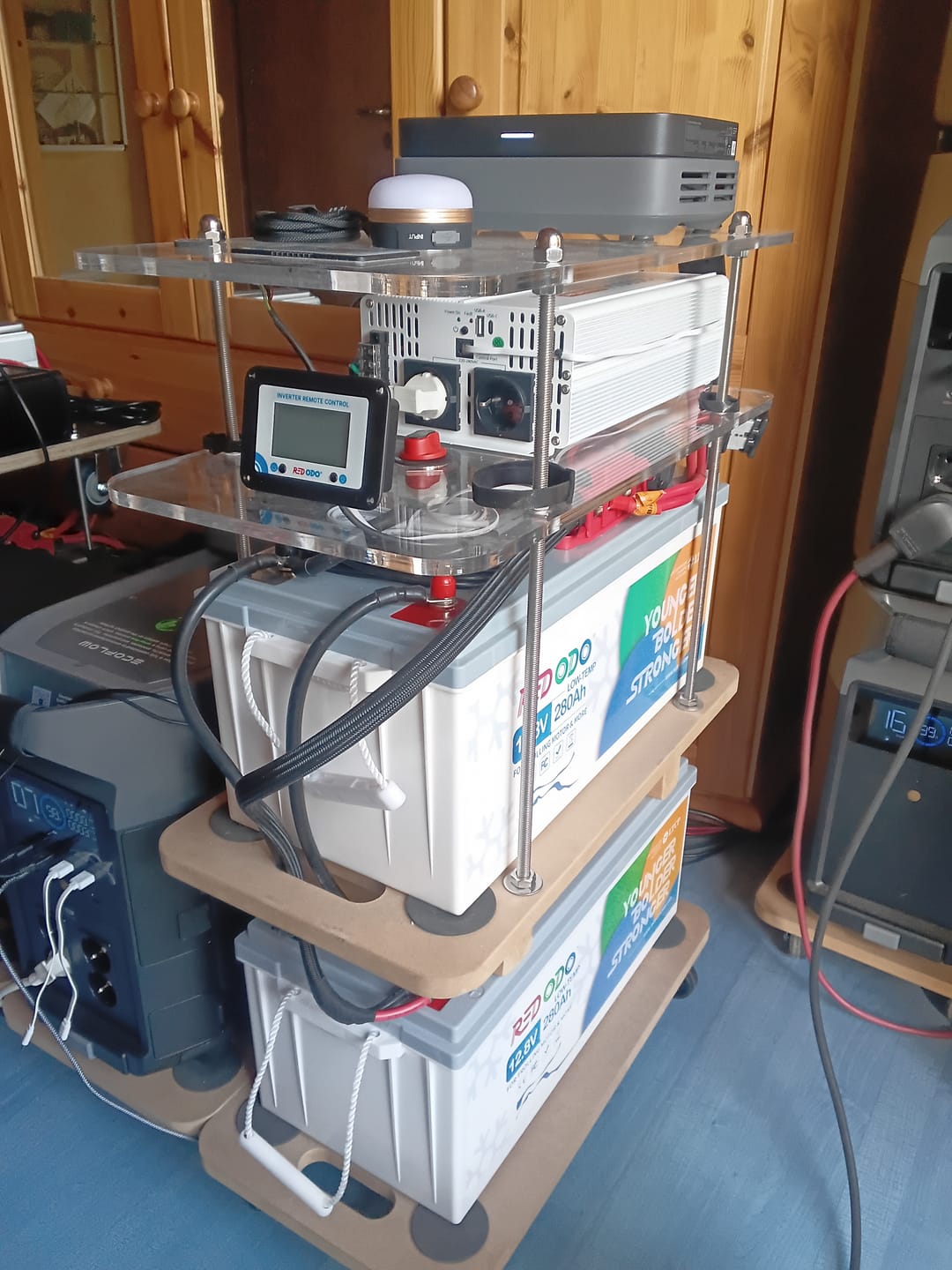 Customer photo review of Redodo 2000W Reiner Sinus Wechselrichter Mit LCD Monitor