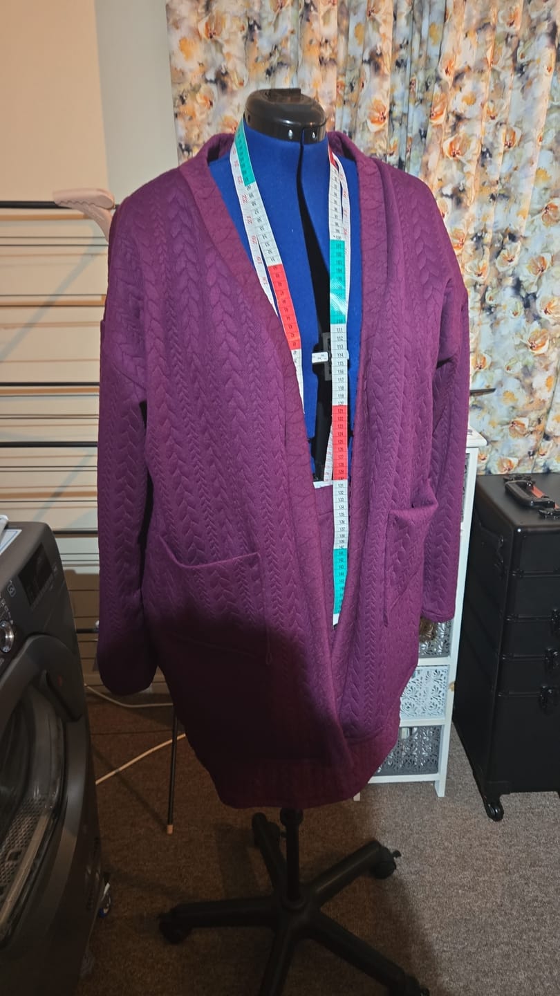 Customer photo review of Cable Knit Jersey Fabric