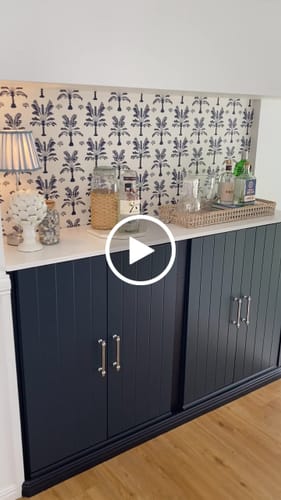 Customer video review of Midnight Colonial Palms Wallpaper