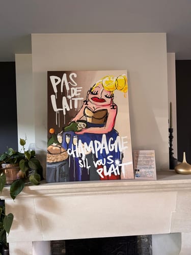 Customer photo review of Geen melk, Champagne, Alsjeblieft