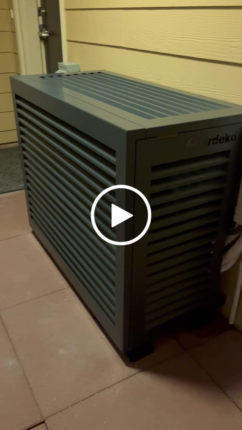 Customer video review of Mini-Split AC Cover - Black
