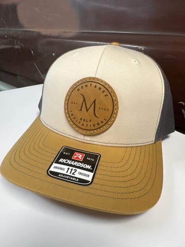 Customer photo review of Richardson 112 Custom Leather Patch Hat