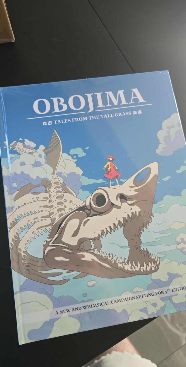 Customer photo review of Obojima Hardcover Book (Preorder July 2025)