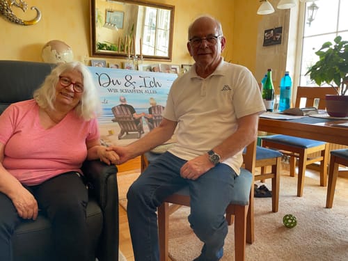 Customer photo review of Personalisierte Leinwand "Du und ich, wir schaffen alles"