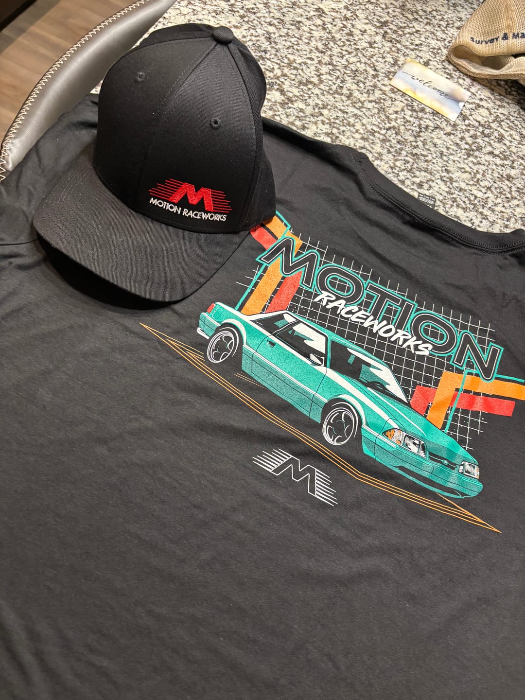 Customer photo review of Motion Raceworks Hat Black Flex Fit