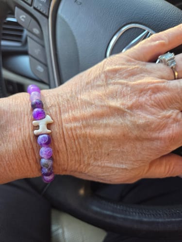 Customer photo review of STRĀ Dog Beaded Bracelet