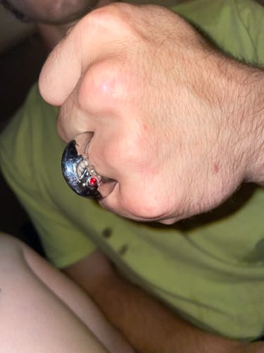 Customer photo review of XL LUNA RING