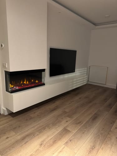 Gulsen K. review of EVIQ Elektrische sfeerhaard 3D Platina 36″ inch – 91 cm image 1 out of 1