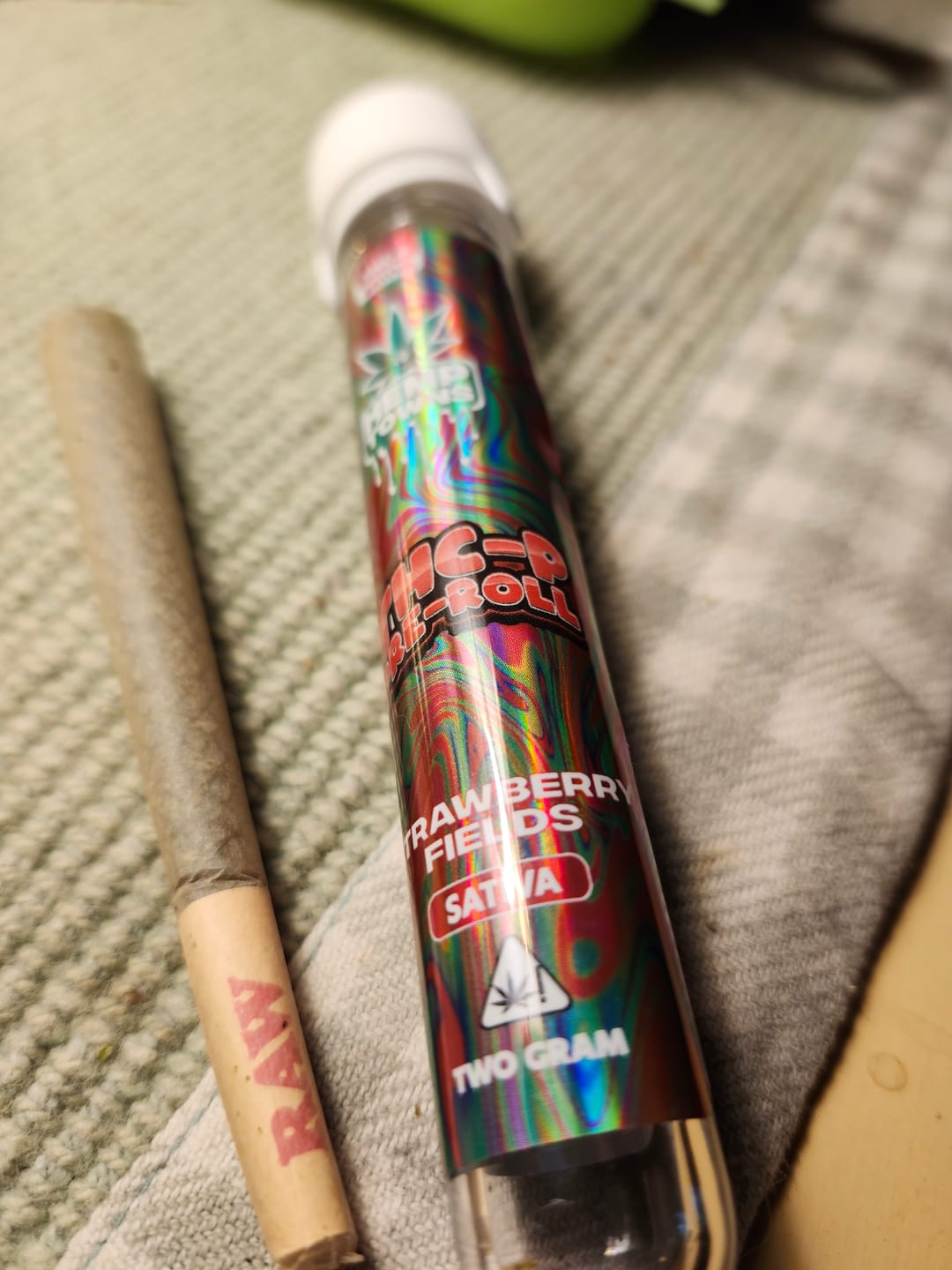 Customer photo review of THC-P Pre-Roll | Strawberry Fields | Sativa | 2 Gram