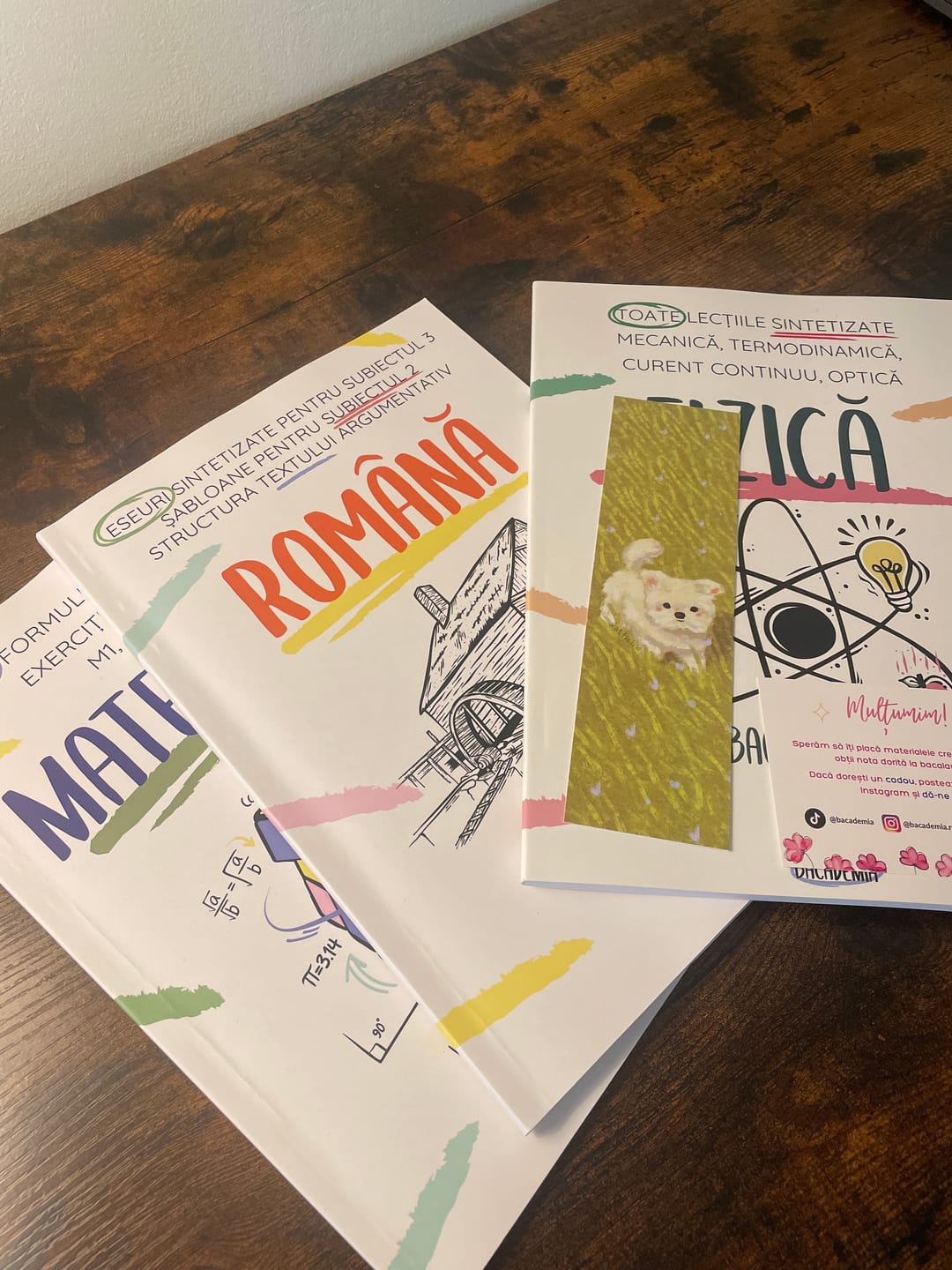 Customer photo review of Pachet Bacalaureat (Română + Matematică + Fizică) Bacademia