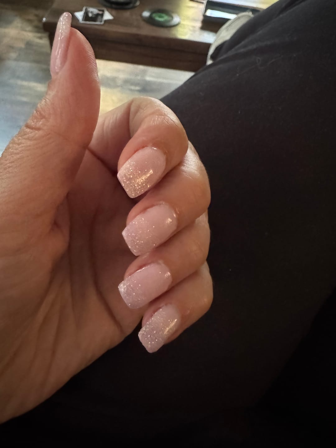 Customer photo review of Latte Dipping Powder