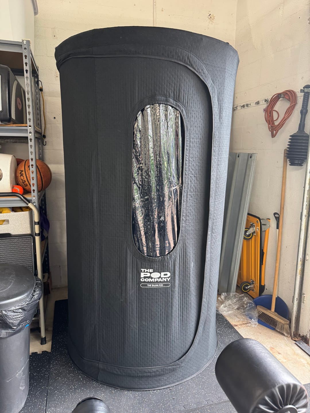Customer photo review of The Sauna Pod