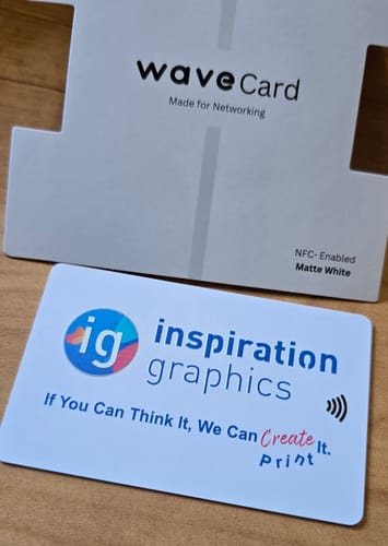 Customer photo review of Custom NFC Business Card