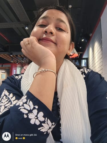 Customer photo review of Ferisha Navy Blue Long Modal Kurta