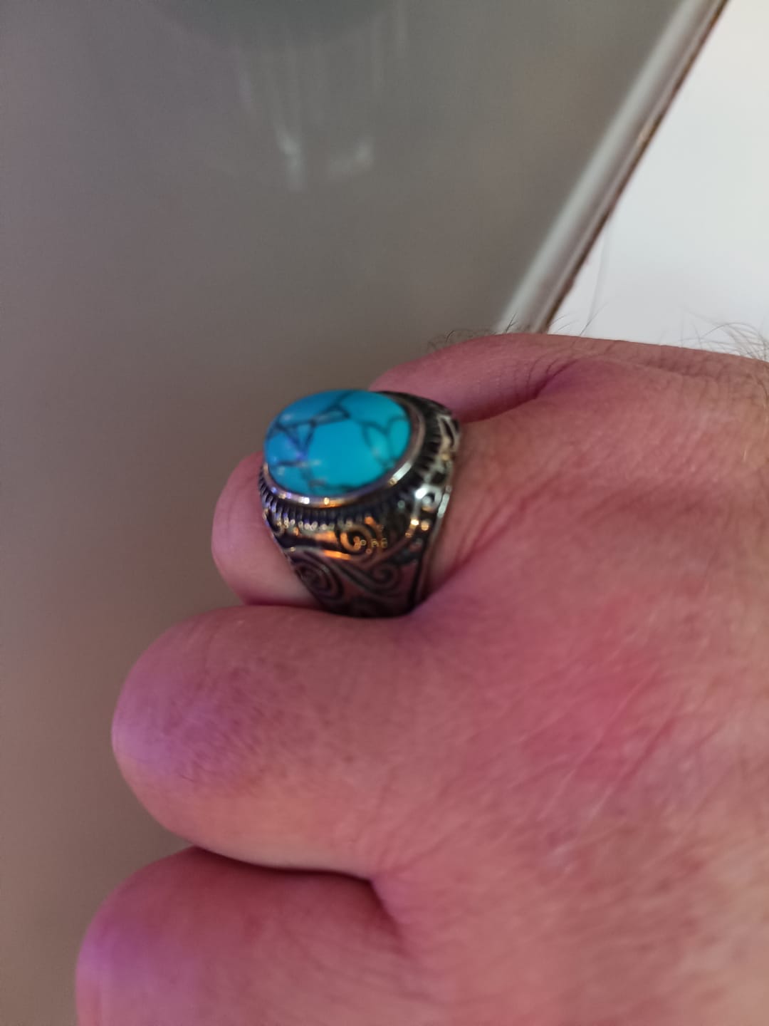 Customer photo review of BLUE EYES.