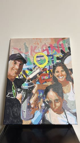 Customer photo review of צביעה לפי מספרים בעיצוב אישי