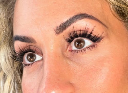 Customer photo review of Cherry Spike Stax™ Gossamer® Lash Extension
