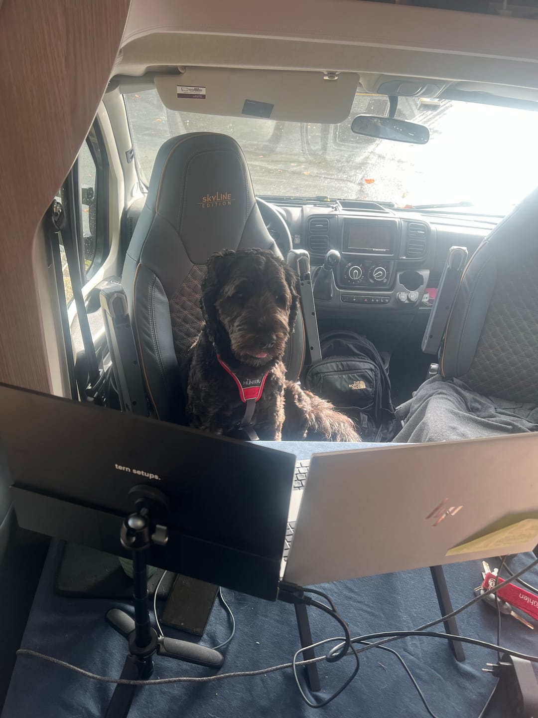 Customer photo review of 16” Portable Monitor + Stand