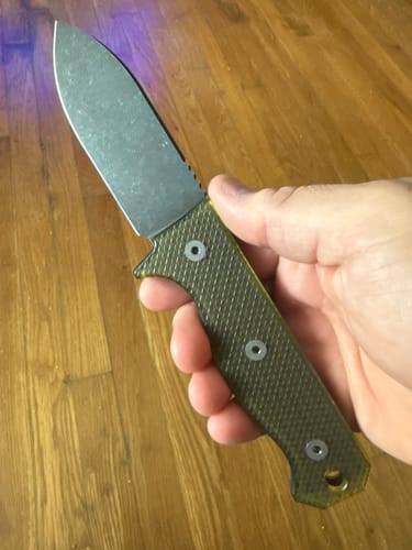 Customer photo review of R4A - Ready 4 Action Knife / D2 Fixed Blade ( Ultem® Scales ) 🔥 New Batch 2 🔥