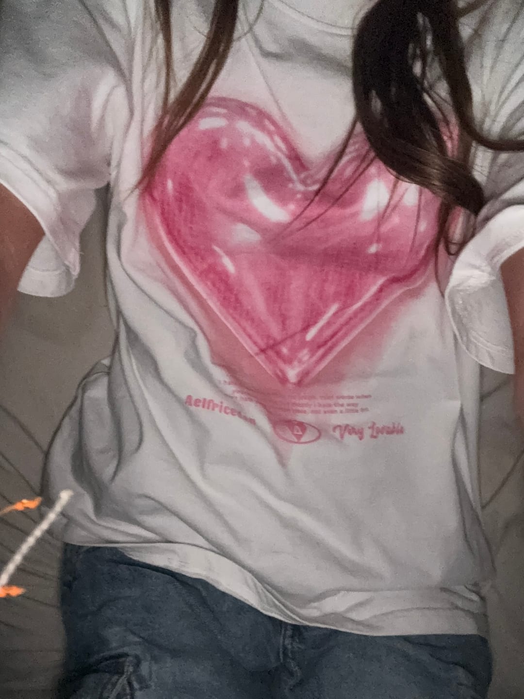 Customer photo review of Aelfric Eden Love Balloon Graphic Tee