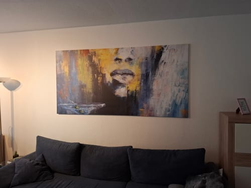 Customer photo review of Leinwandbild | Frau & Martini Cocktail | Querformat