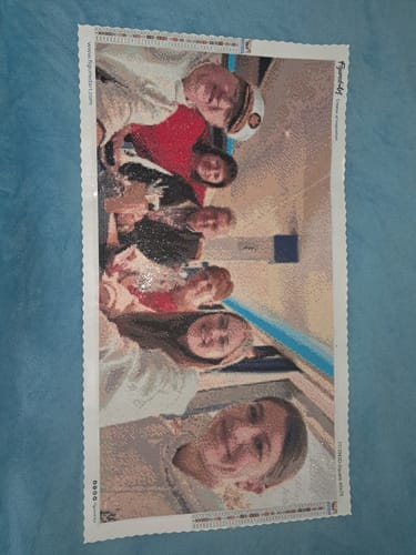 Kundenbewertung mit Foto zu Diamond Painting eigenes Bild