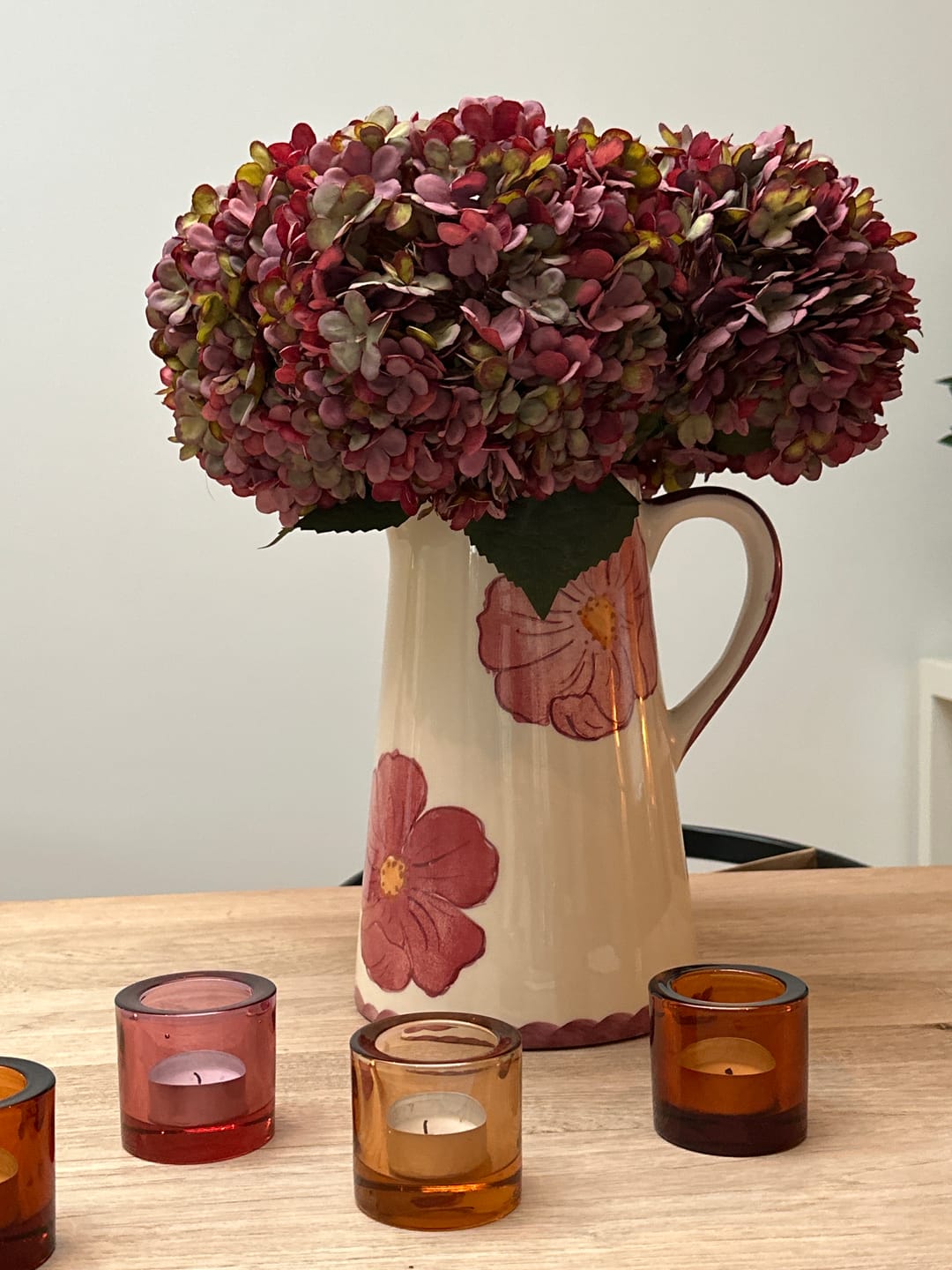 Customer photo review of Grote Zijden Hortensia - Paars