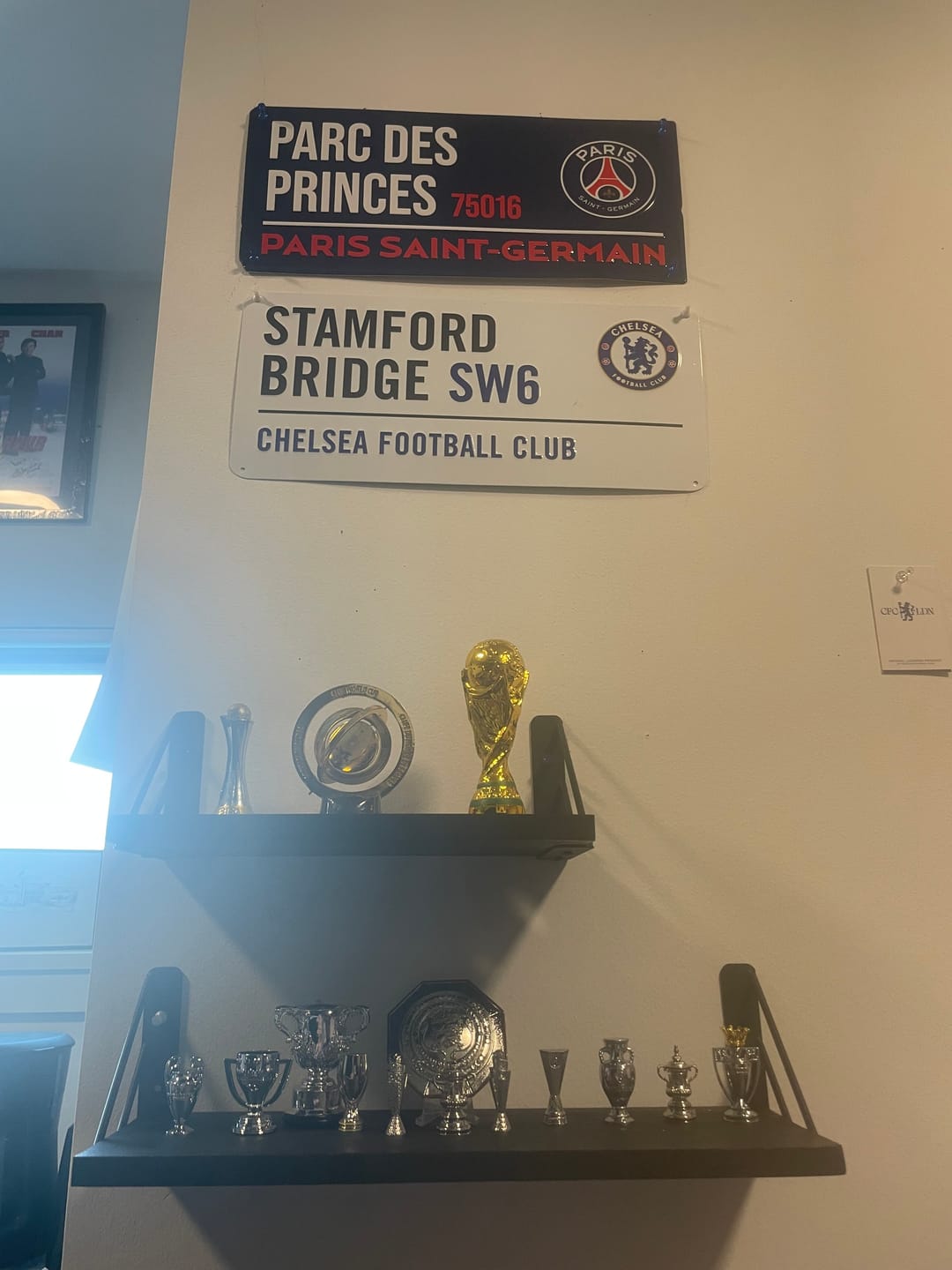 Customer photo review of Paris Saint Germain FC Street Sign NV