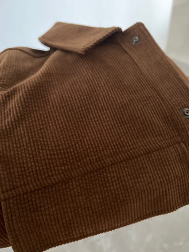 Customer photo review of Corduroy Jacket - Brown
