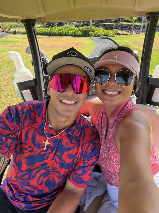 Customer photo review of Waggle Brand Visor - Pink