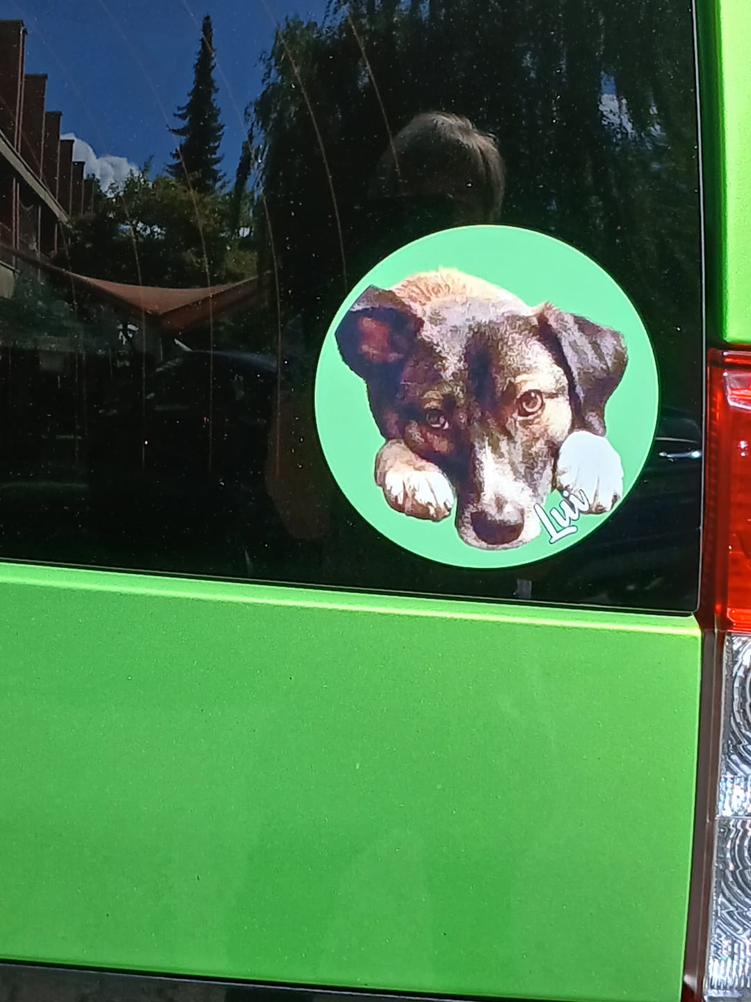 Customer photo review of Dein Foto - Individueller Autoaufkleber